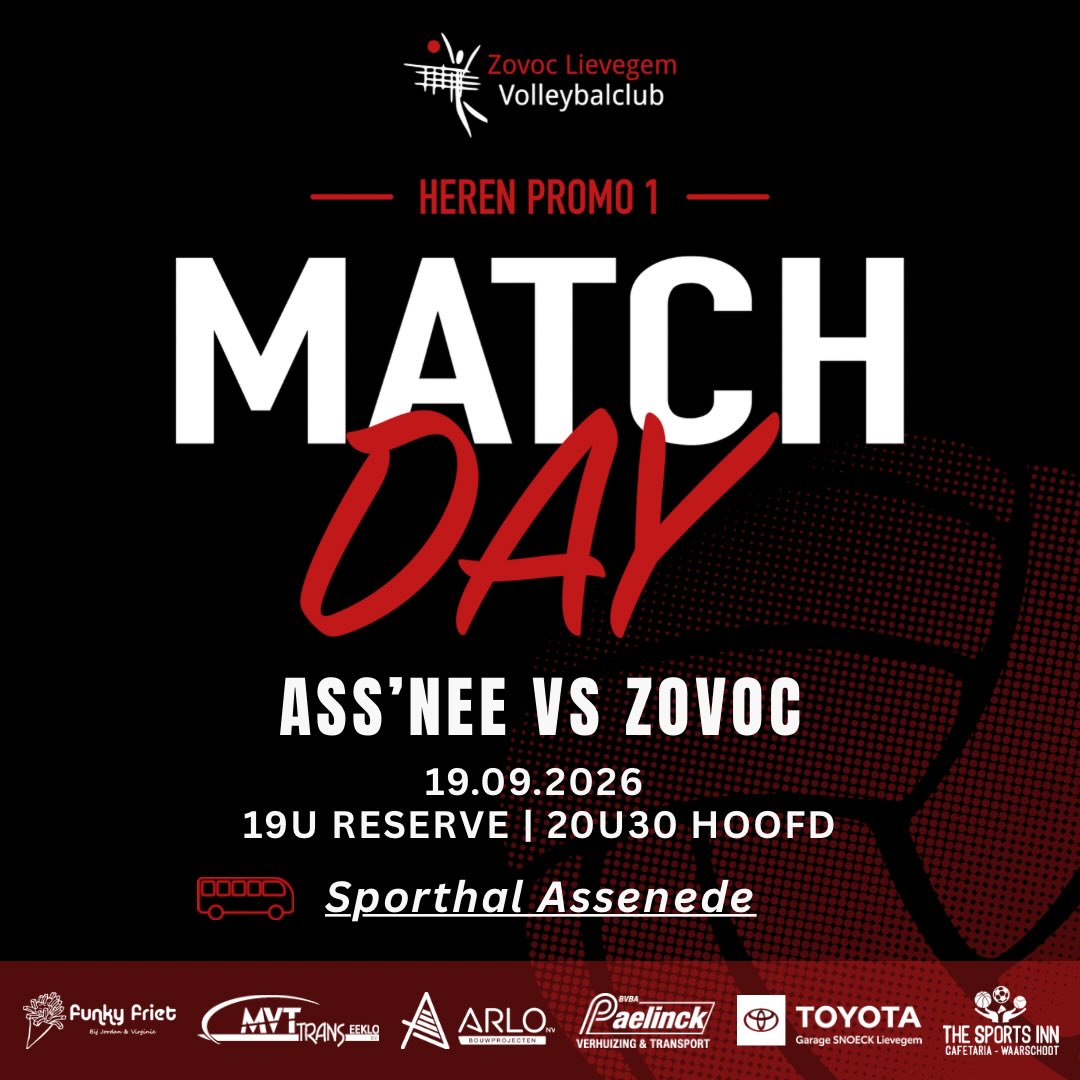 🔴⚪️ Zovoc-supporters, zijn jullie klaar voor de start van de competitie? 🏐

Wij alvast wel! Het team dat jullie de voorbije weken leerden kennen via onze pag...