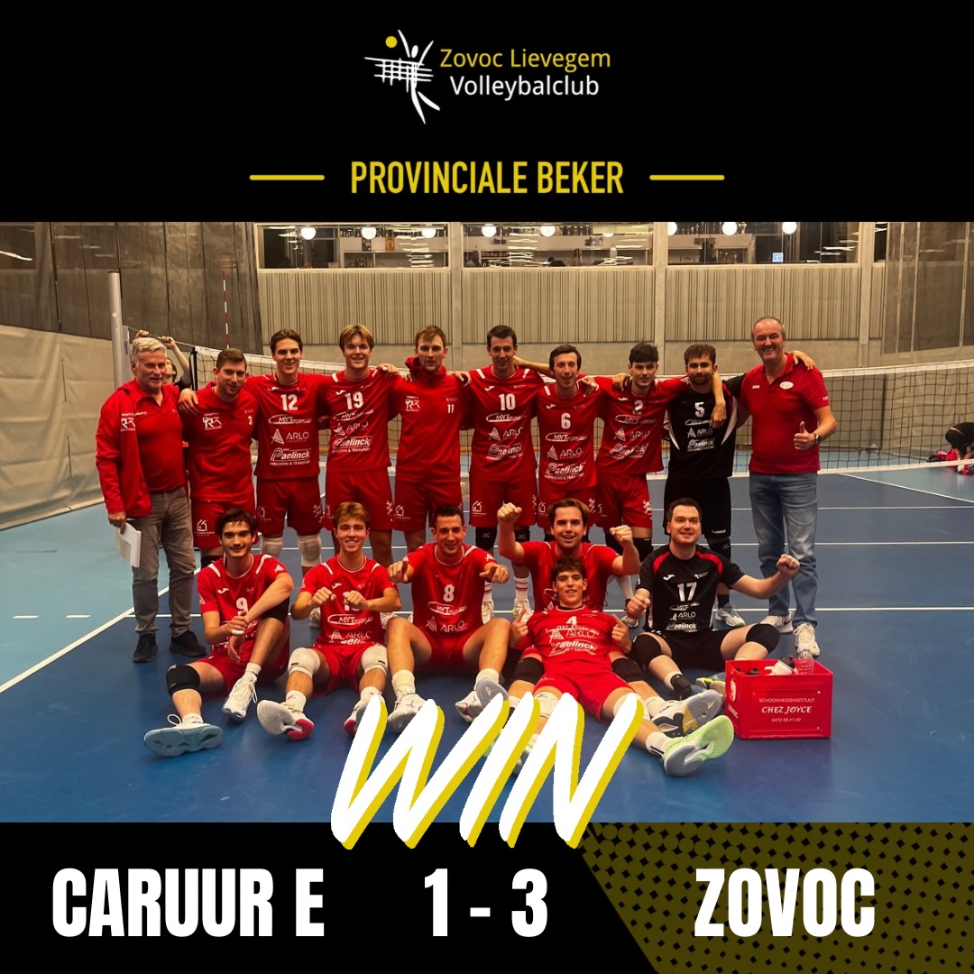 Vlotte start niet kunnen doortrekken in de derde set maar gelukkig de 4de set kunnen afmaken.

De volgende ronde is het tegen EEVOC! 😎
#Arlo

Niet 1 maar 2 mvp...